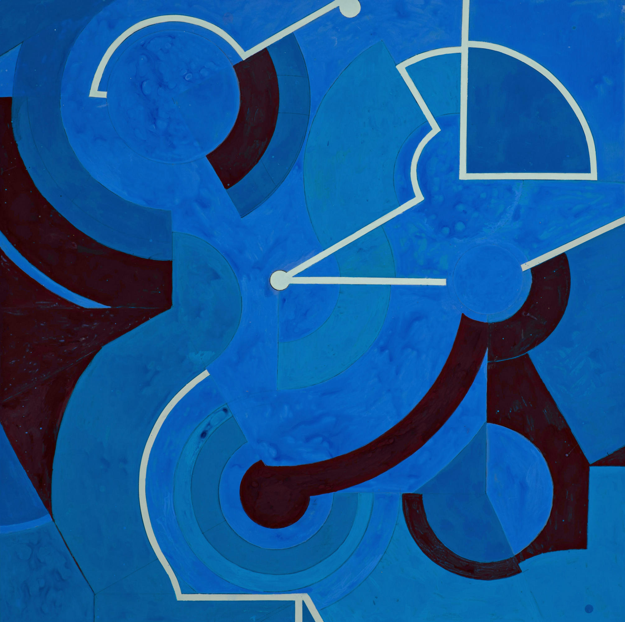 Divining Blue 2         24X24in
