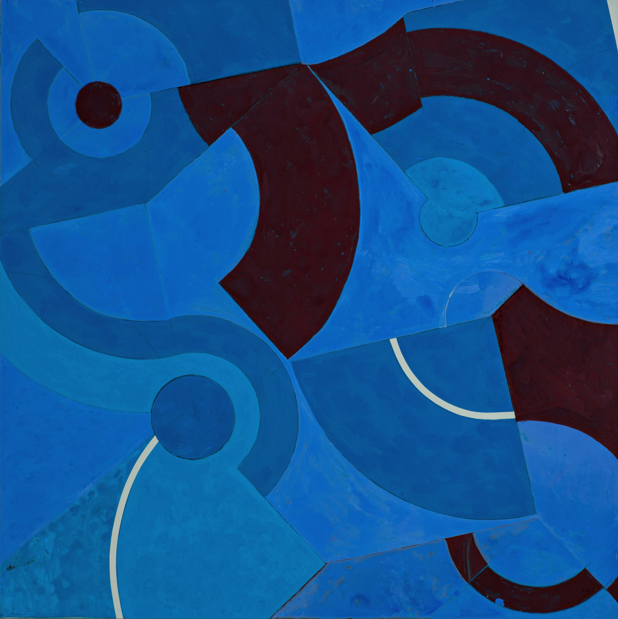 Divining Blue1         24X24in