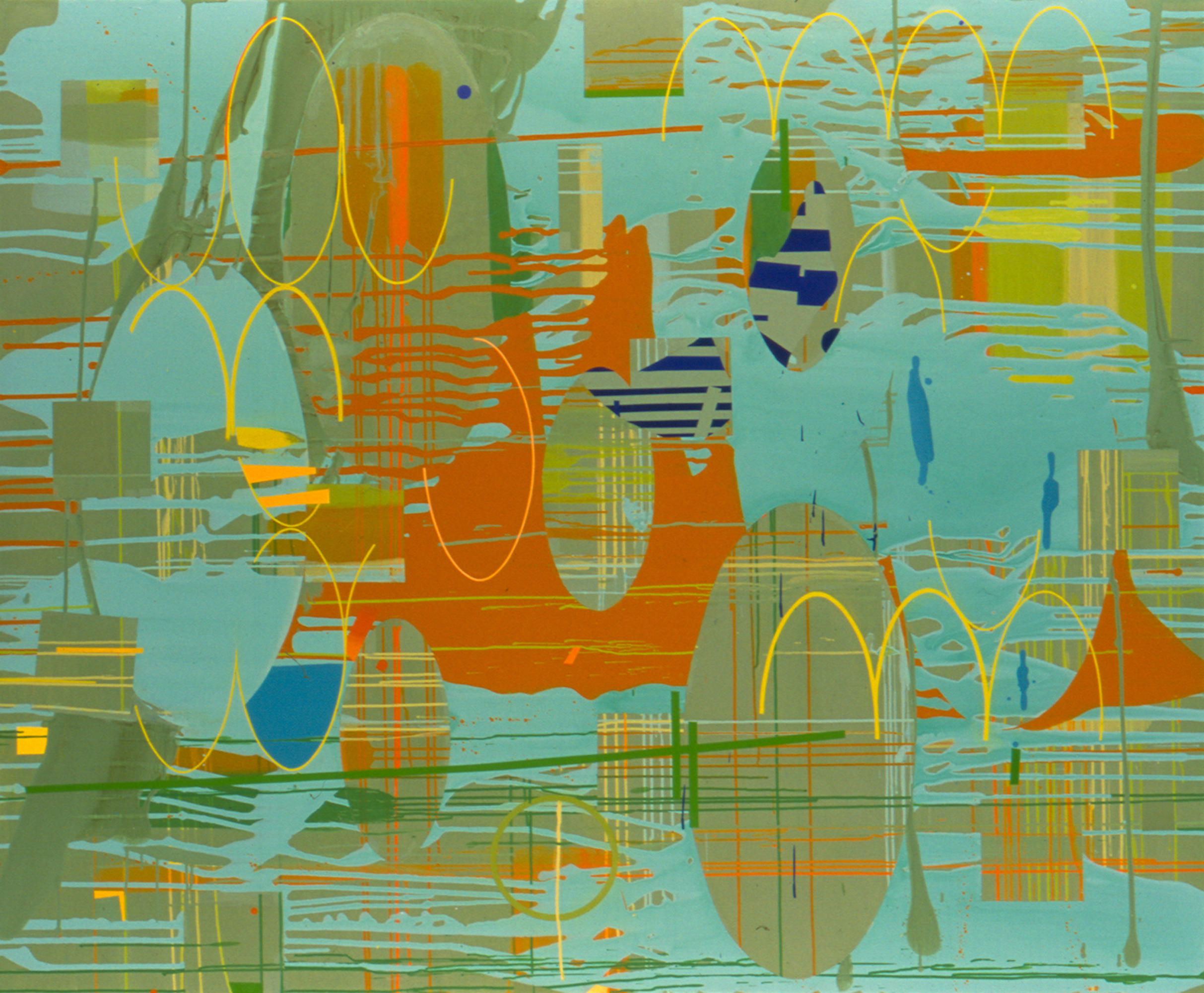 Bright Flux  2            60X72in