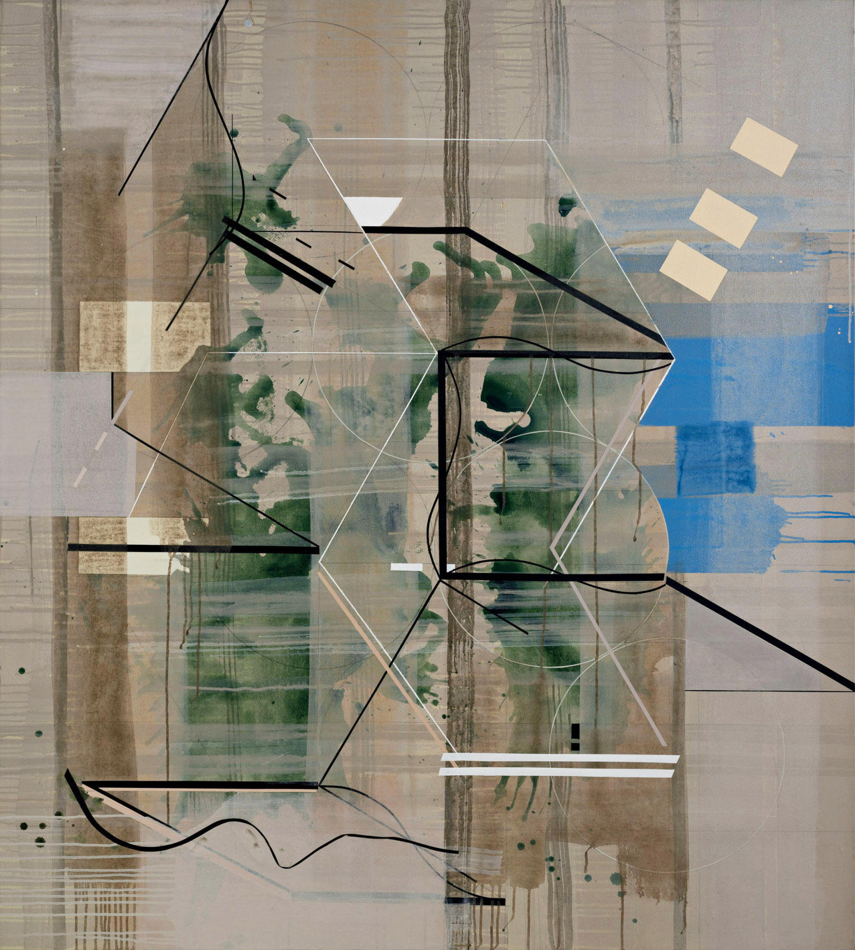 Elusive Threshold #2<br>
60 x 54in